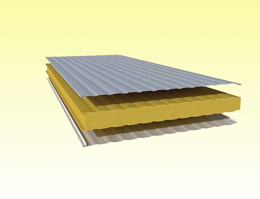 Sandwich panel steel